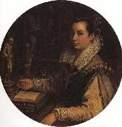 Lavinia Fontana Self-Portrait in the Studiolo